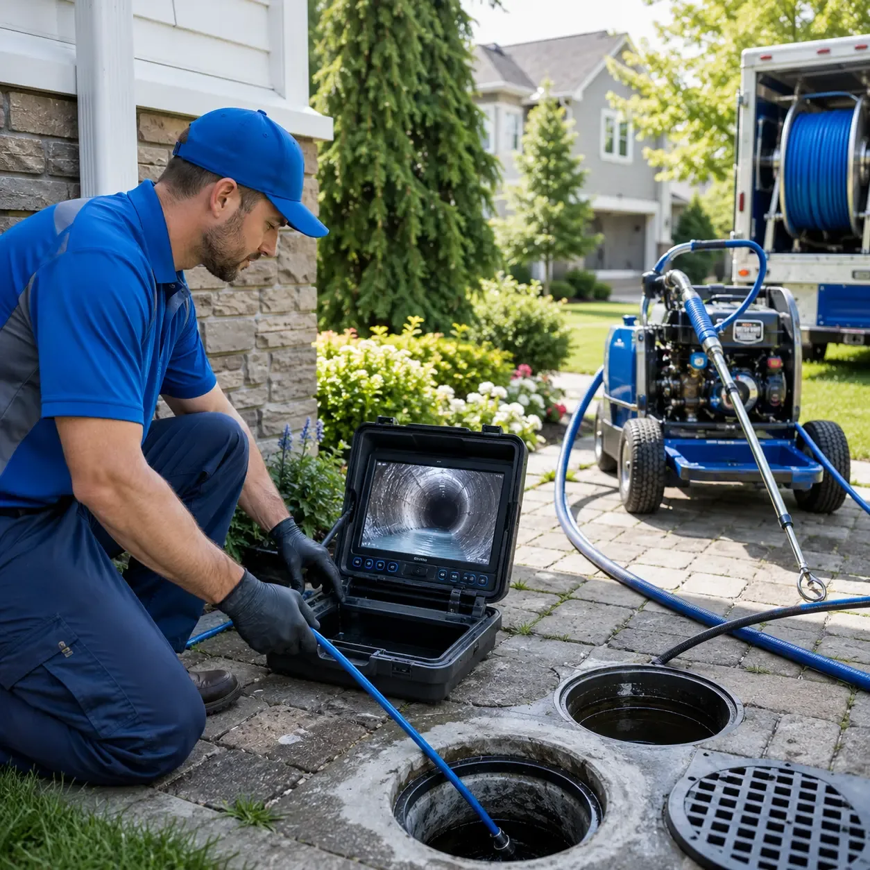 Outdoor drain cleaning professionals serving Norway, MI
